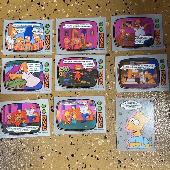 Simpsons Cards, Tiny Figurine, Incense Sticks - Picture 4 of 8